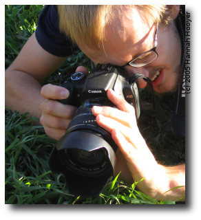 me taking photo, by Hannah