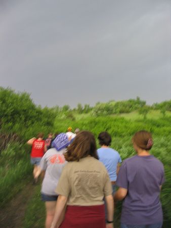 Heading back to the lodge