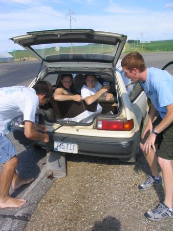 Li'l trouble with the car