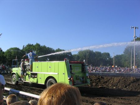 At a demolition derby