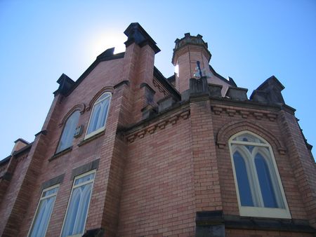 Side of a church building