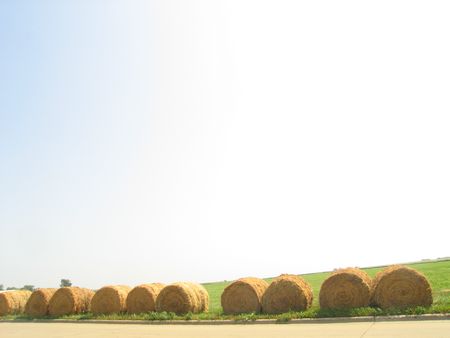 Brightened bales