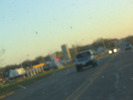 Dirty windshield (Sorry.)