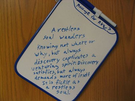 Not all those who wander are lost.<BR>Deep roots are not reached by the frost.
